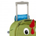 Koffer Kinderkoffer mit zwei Rollen Drache, Farbe: grün/oliv, Marke: Affenzahn, EAN: 4057081187201, Abmessungen in cm: 30x40x16.5, Bild 9 von 11
