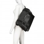 Kuriertasche Mineo Messenger 22 Black, Farbe: schwarz, Marke: Vaude, EAN: 4062218380943, Abmessungen in cm: 45x34x11, Bild 4 von 8