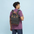 Rucksack Adventurer Medium Londres mit zwei auswechselbaren Vortaschen Dunkelgrau, Farbe: grau, Marke: Cabaia, EAN: 3701328303978, Abmessungen in cm: 27x41x16, Bild 7 von 10