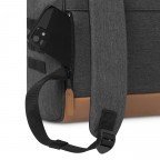 Rucksack Adventurer Medium Londres mit zwei auswechselbaren Vortaschen Dunkelgrau, Farbe: grau, Marke: Cabaia, EAN: 3701328303978, Abmessungen in cm: 27x41x16, Bild 10 von 10