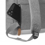 Rucksack Adventurer Small New York mit zwei auswechselbaren Vortaschen Hellgrau, Farbe: grau, Marke: Cabaia, EAN: 3701328303954, Abmessungen in cm: 23x32x13, Bild 10 von 10