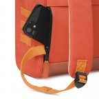 Rucksack Adventurer Medium Alicante mit zwei auswechselbaren Vortaschen Orange, Farbe: orange, Marke: Cabaia, EAN: 3701328372264, Abmessungen in cm: 27x41x16, Bild 10 von 10