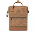 Rucksack Adventurer Medium Dubai mit zwei auswechselbaren Vortaschen Camel, Farbe: cognac, Marke: Cabaia, EAN: 3701328319481, Abmessungen in cm: 27x41x16, Bild 3 von 10