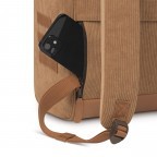 Rucksack Adventurer Medium Dubai mit zwei auswechselbaren Vortaschen Camel, Farbe: cognac, Marke: Cabaia, EAN: 3701328319481, Abmessungen in cm: 27x41x16, Bild 10 von 10