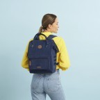 Rucksack Adventurer Medium Indianapolis mit zwei auswechselbaren Vortaschen Dunkelblau, Farbe: blau/petrol, Marke: Cabaia, EAN: 3701328389767, Abmessungen in cm: 27x41x16, Bild 7 von 10