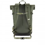 Rucksack High Coast Foldsack Volumen 24 Liter Mountain Green, Farbe: grün/oliv, Marke: Fjällräven, EAN: 7323451061844, Abmessungen in cm: 26x45x20, Bild 3 von 11