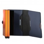 Geldbörse Twinwallet Matte Nightblue Orange, Farbe: blau/petrol, Marke: Secrid, EAN: 8718215284543, Abmessungen in cm: 7x10.2x2.5, Bild 3 von 4