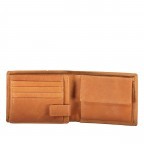 Geldbörse Kanada mit RFID-Schutz Cognac, Farbe: cognac, Marke: Blackbeat, EAN: 4066727004789, Abmessungen in cm: 12x9x2.5, Bild 4 von 5