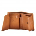 Geldbörse Kanada mit RFID-Schutz Cognac, Farbe: cognac, Marke: Blackbeat, EAN: 4066727004802, Abmessungen in cm: 9.5x12.5x3, Bild 5 von 5