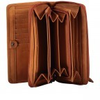Geldbörse Kanada mit RFID-Schutz Cognac, Farbe: cognac, Marke: Blackbeat, EAN: 4066727004857, Abmessungen in cm: 20x10x3, Bild 5 von 5