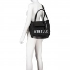 Shopper Myrna Black, Farbe: schwarz, Marke: Rebelle, EAN: 8058189275179, Abmessungen in cm: 28x27x13.5, Bild 6 von 8