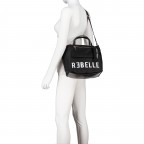 Handtasche Isobel Black, Farbe: schwarz, Marke: Rebelle, EAN: 8058189275247, Abmessungen in cm: 27x23x12, Bild 6 von 8