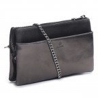 Umhängetasche / Clutch Cormorano Nicole Grafit, Farbe: grau, Marke: Adax, EAN: 5705483260679, Abmessungen in cm: 20x12x4.5, Bild 2 von 6