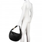 Beuteltasche Sorano Maise Black, Farbe: schwarz, Marke: Adax, EAN: 5705483260839, Abmessungen in cm: 34x30x13, Bild 4 von 6