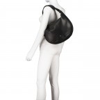 Beuteltasche Sorano Maise Black, Farbe: schwarz, Marke: Adax, EAN: 5705483260839, Abmessungen in cm: 34x30x13, Bild 5 von 6