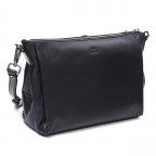 Umhängetasche Larissa Caroline Black, Farbe: schwarz, Marke: Adax, EAN: 5705483263519, Abmessungen in cm: 25x19.5x12, Bild 2 von 6
