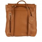 Rucksack / Umhängetasche Finja Cognac, Farbe: cognac, Marke: Flanigan, EAN: 4066727004994, Abmessungen in cm: 32x32x6.5, Bild 3 von 9