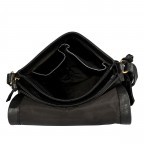 Umhängetasche Finja Satchelbag Black, Farbe: schwarz, Marke: Flanigan, EAN: 4066727005021, Abmessungen in cm: 24.5x21.5x6.5, Bild 8 von 9