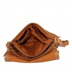 Umhängetasche Finja Satchelbag Cognac, Farbe: cognac, Marke: Flanigan, EAN: 4066727005038, Abmessungen in cm: 24.5x21.5x6.5, Bild 8 von 9