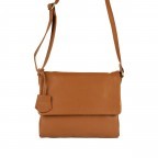 Umhängetasche Finja Satchelbag Cognac, Farbe: cognac, Marke: Flanigan, EAN: 4066727005038, Abmessungen in cm: 24.5x21.5x6.5, Bild 9 von 9
