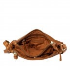 Umhängetasche Finja Crossbody Cognac, Farbe: cognac, Marke: Flanigan, EAN: 4066727005052, Abmessungen in cm: 20.5x14x4.5, Bild 7 von 9