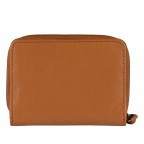 Geldbörse Finja Double Flap Wallet mit RFID-Schutz Cognac, Farbe: cognac, Marke: Flanigan, EAN: 4066727005090, Abmessungen in cm: 12.5x9.5x2.7, Bild 3 von 6