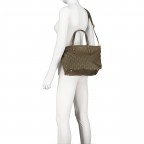 Handtasche Collana Tessuto Helena MHZ Olive Night, Farbe: grün/oliv, Marke: Joop!, EAN: 4048835211204, Abmessungen in cm: 27.5x24x14, Bild 6 von 8