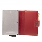 Geldbörse Leggero Stampa E-Cage C-Four mit RFID-Schutz Dark Red, Farbe: rot/weinrot, Marke: Joop!, EAN: 4048835209966, Abmessungen in cm: 7x10.5x2.5, Bild 5 von 6