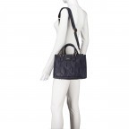 Handtasche Ricamo Aurelia SHZ Dark Blue, Farbe: blau/petrol, Marke: Joop!, EAN: 4048835210023, Abmessungen in cm: 27x21x14, Bild 5 von 8