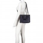Handtasche Ricamo Aurelia SHZ Dark Blue, Farbe: blau/petrol, Marke: Joop!, EAN: 4048835210023, Abmessungen in cm: 27x21x14, Bild 6 von 8