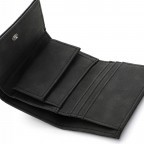 Geldbörse Charlotta Black, Farbe: schwarz, Marke: Tamaris, EAN: 4063512125056, Abmessungen in cm: 10.7x8.5x2.5, Bild 4 von 5