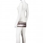 Umhängetasche / Clutch Amalia Dark Silver, Farbe: metallic, Marke: Tamaris, EAN: 4063512119963, Abmessungen in cm: 26x13x5, Bild 4 von 8