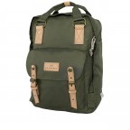 Rucksack Macaroon Reborn Series Volumen 16 Liter Army, Farbe: grün/oliv, Marke: Doughnut, EAN: 4895222515687, Abmessungen in cm: 28x38x11, Bild 2 von 15
