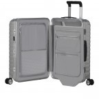 Koffer Proxis-Alu Spinner 55 Silver, Farbe: metallic, Marke: Samsonite, EAN: 5400520256461, Abmessungen in cm: 40x55x23, Bild 9 von 20