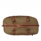 Reisetasche Washed Canvas & Wax Pull Up Miara Olive Green, Farbe: grün/oliv, Marke: The Chesterfield Brand, EAN: 8719241102429, Abmessungen in cm: 45x30x28, Bild 3 von 7