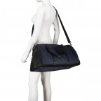 Reisetasche Washed Canvas & Wax Pull Up Tornio Navy, Farbe: blau/petrol, Marke: The Chesterfield Brand, EAN: 8719241108759, Abmessungen in cm: 53x30x27, Bild 5 von 8