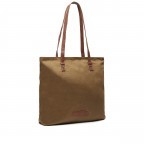 Shopper Washed Canvas & Wax Pull Up Alicia Olive Green, Farbe: grün/oliv, Marke: The Chesterfield Brand, EAN: 8719241102481, Abmessungen in cm: 40x35x11, Bild 1 von 7