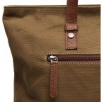 Shopper Washed Canvas & Wax Pull Up Alicia Olive Green, Farbe: grün/oliv, Marke: The Chesterfield Brand, EAN: 8719241102481, Abmessungen in cm: 40x35x11, Bild 6 von 7