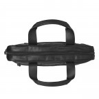 Aktentasche Nylon & Wax Pull Up Narvik Black, Farbe: schwarz, Marke: The Chesterfield Brand, EAN: 8719241107882, Abmessungen in cm: 40x31x8, Bild 3 von 9