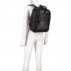 Rucksack Soft Class Tokyo mit Laptopfach 15 Zoll Black, Farbe: schwarz, Marke: The Chesterfield Brand, EAN: 8719241086927, Abmessungen in cm: 32x42x17, Bild 3 von 6