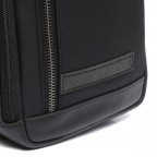 Umhängetasche Nylon & Wax Pull Up Salla Black, Farbe: schwarz, Marke: The Chesterfield Brand, EAN: 8719241107523, Abmessungen in cm: 17x26x6, Bild 8 von 8
