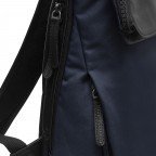 Rucksack Nylon & Wax Pull Up Trondheim Navy, Farbe: blau/petrol, Marke: The Chesterfield Brand, EAN: 8719241107790, Abmessungen in cm: 34x41x15, Bild 6 von 7