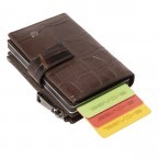 Geldbörse Fano E-Cage C-Four mit RFID-Schutz Dark Brown, Farbe: braun, Marke: Joop!, EAN: 4048835091783, Abmessungen in cm: 7x10.5x2.5, Bild 7 von 7