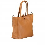 Handtasche Dollaro Cognac, Farbe: cognac, Marke: Hausfelder Manufaktur, EAN: 4065646020993, Abmessungen in cm: 23.5x23x8, Bild 2 von 7