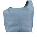 Beuteltasche Dollaro Denim, Farbe: blau/petrol, Marke: Hausfelder Manufaktur, EAN: 4065646021099, Abmessungen in cm: 33.5x32.5x16, Bild 3 von 5
