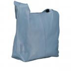 Beuteltasche Dollaro Denim, Farbe: blau/petrol, Marke: Hausfelder Manufaktur, EAN: 4065646021099, Abmessungen in cm: 33.5x32.5x16, Bild 2 von 5