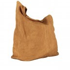 Beuteltasche Velours Cognac, Farbe: cognac, Marke: Hausfelder Manufaktur, EAN: 4065646021143, Abmessungen in cm: 33x33x17.5, Bild 2 von 5