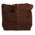 Beuteltasche Velours Dunkelbraun, Farbe: braun, Marke: Hausfelder Manufaktur, EAN: 4065646021174, Abmessungen in cm: 33x33x17.5, Bild 1 von 5