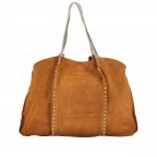 Tasche Cognac, Farbe: cognac, Marke: Hausfelder Manufaktur, EAN: 4065646021280, Abmessungen in cm: 45x35x11, Bild 3 von 5