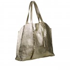 Tasche Metallic Gold, Farbe: metallic, Marke: Hausfelder Manufaktur, Abmessungen in cm: 45x35x11, Bild 2 von 5